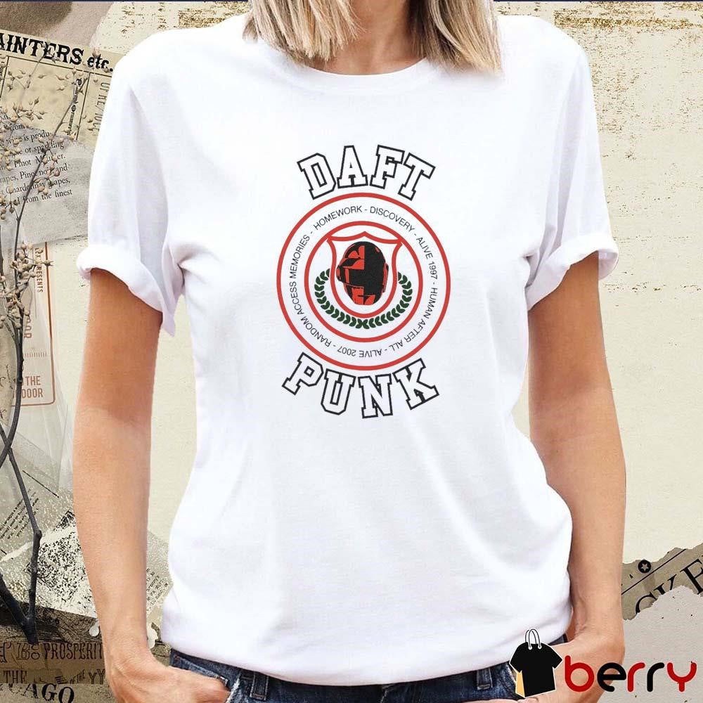 Daft Punk Da Funk Collegiate Homework Discovery t-shirt