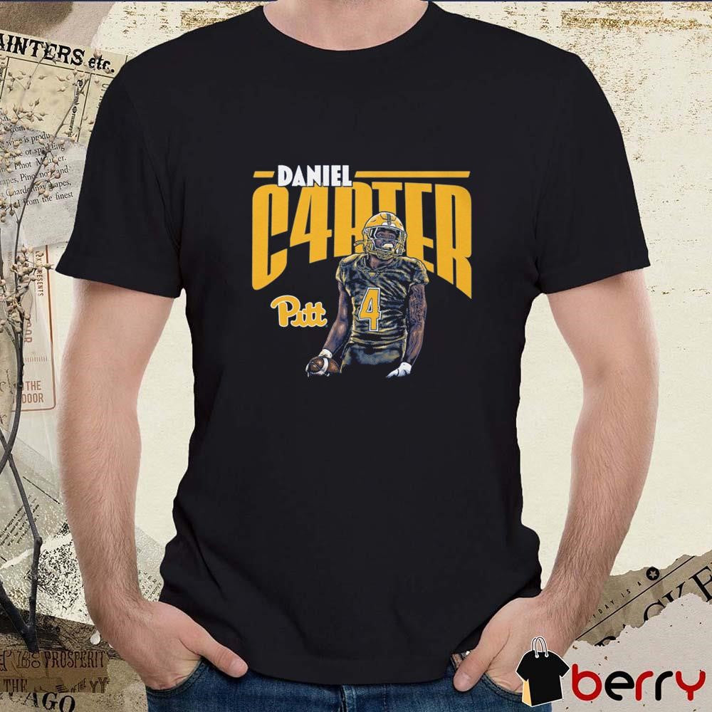 Daniel Carter Royal D4 Pittsburgh Panthers t-shirt