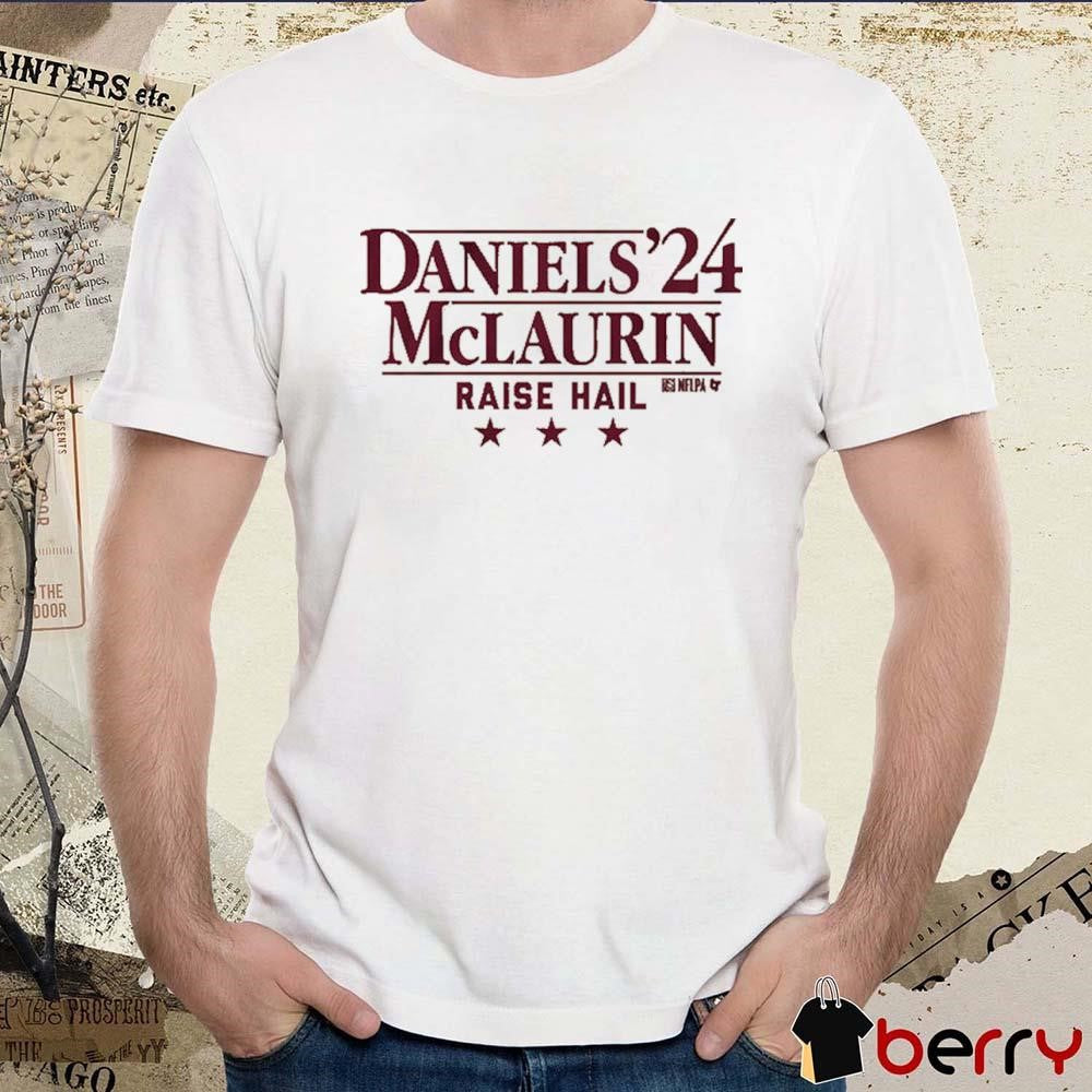 Daniels-McLaurin ’24 Raise Hail Washington Commanders t-shirt