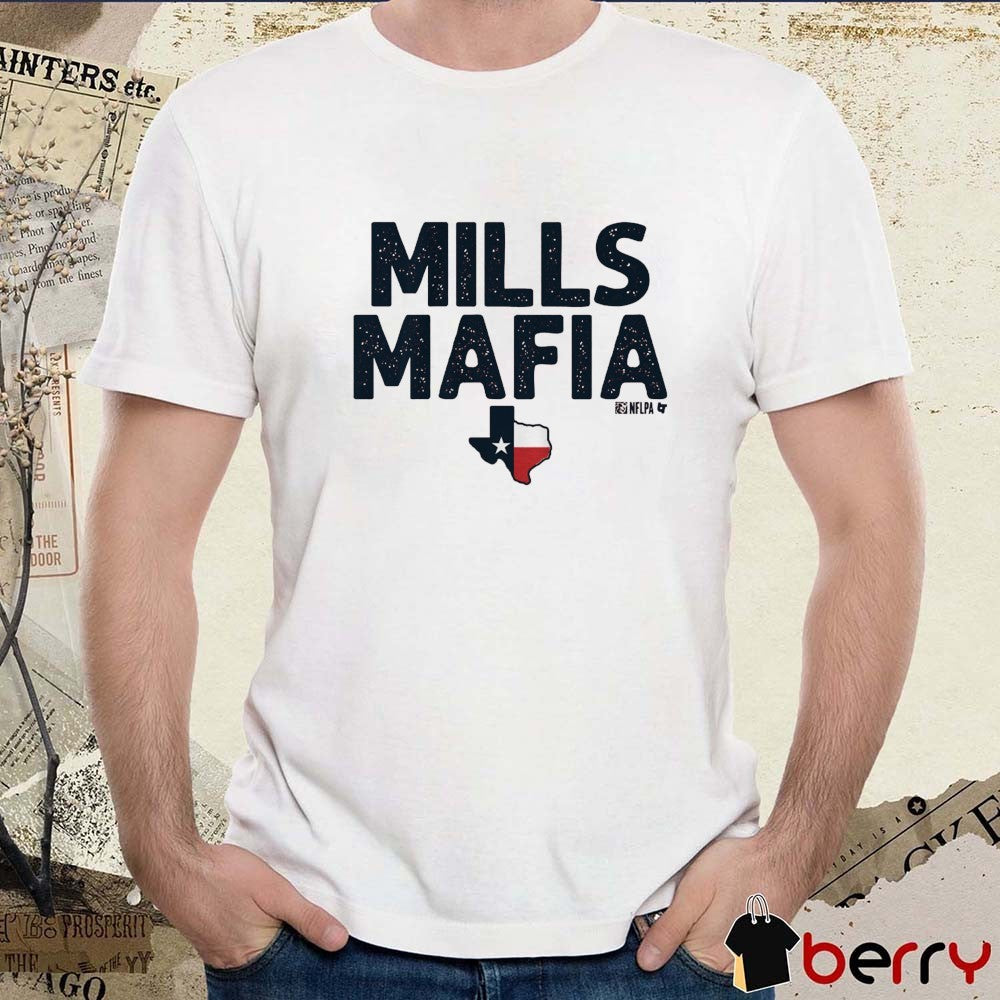 Davis Mills Mafia Houston Texans Texas flag t-shirt