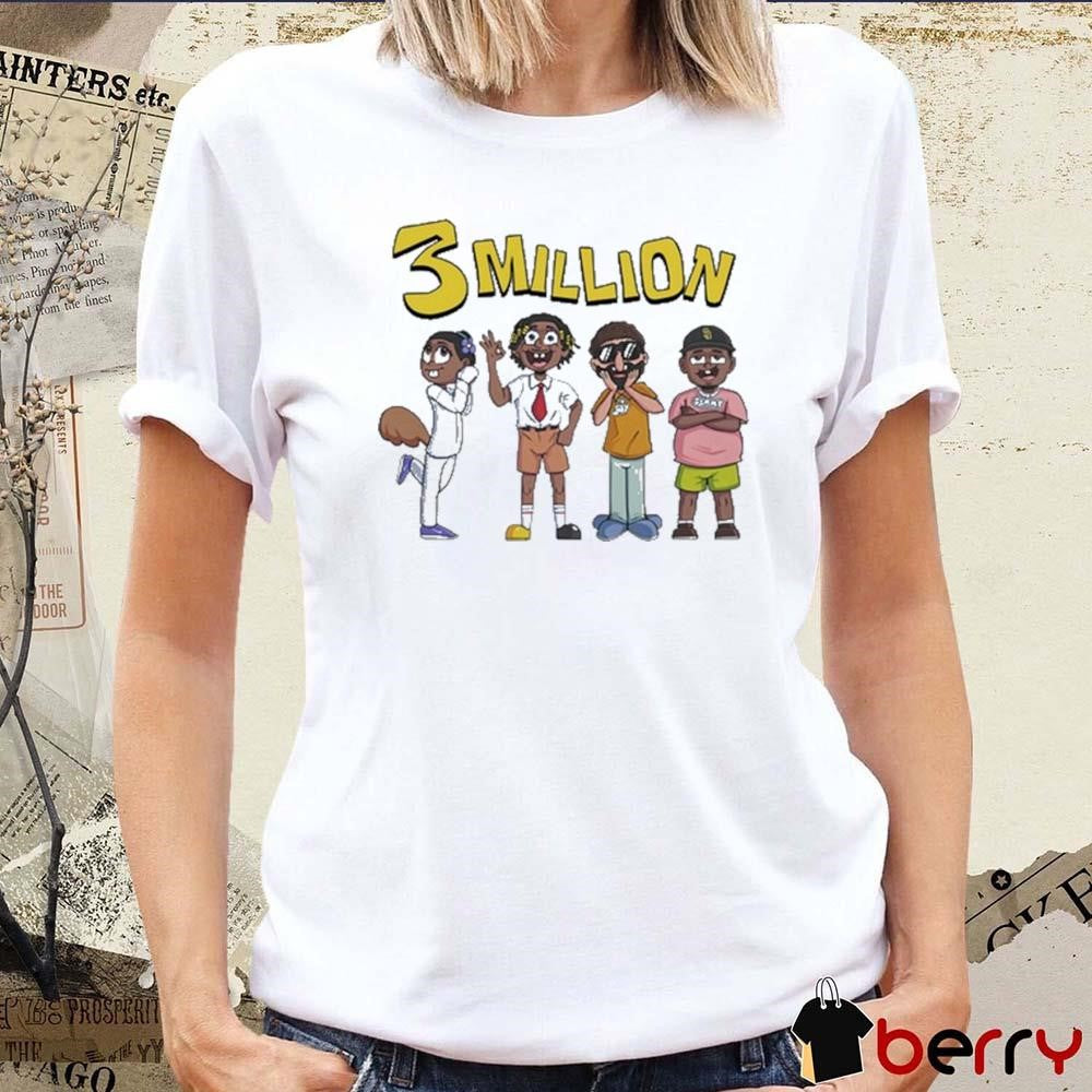 Daydrian Harding 3 Million Subscribers Painting t-shirt