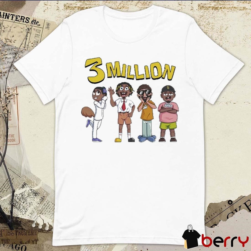 Daydrian Harding 3 Million Subscribers Painting t-shirt