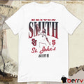 Deivon Smith Illustrated St. John’s Red Storm Basketball NCAA March Madness 2025 t-shirt