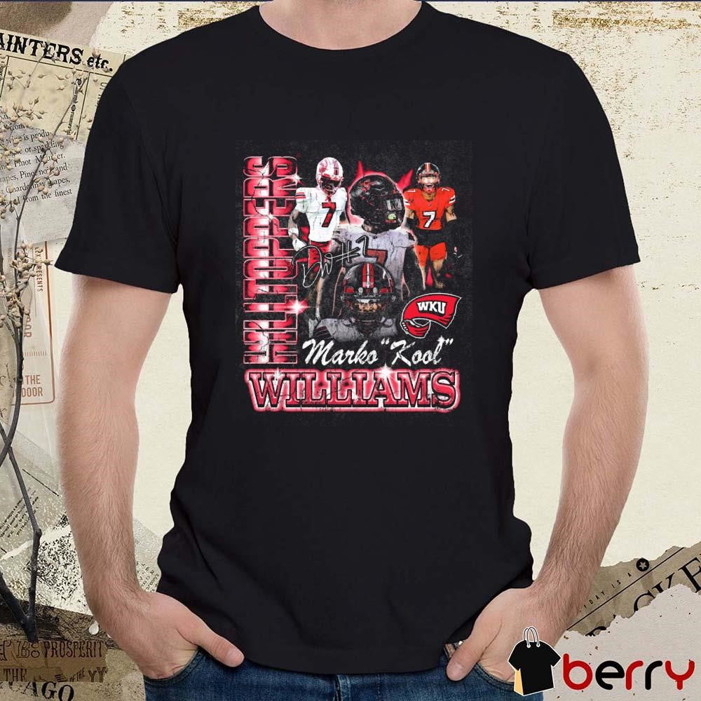 Demarko Williams Western Kentucky 90s Signature Graphic t-shirt