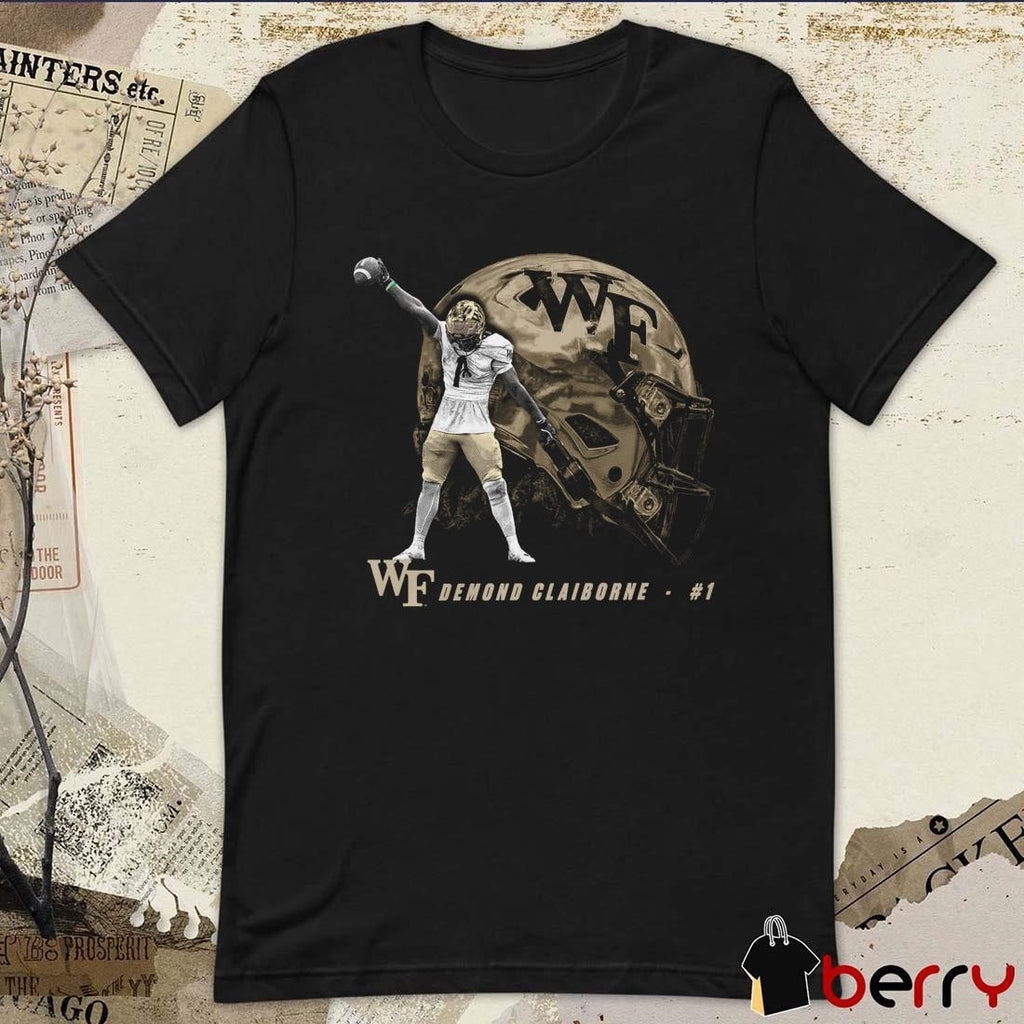 Demond Claiborne Wake Forest Demon Deacons football Spotlight t-shirt