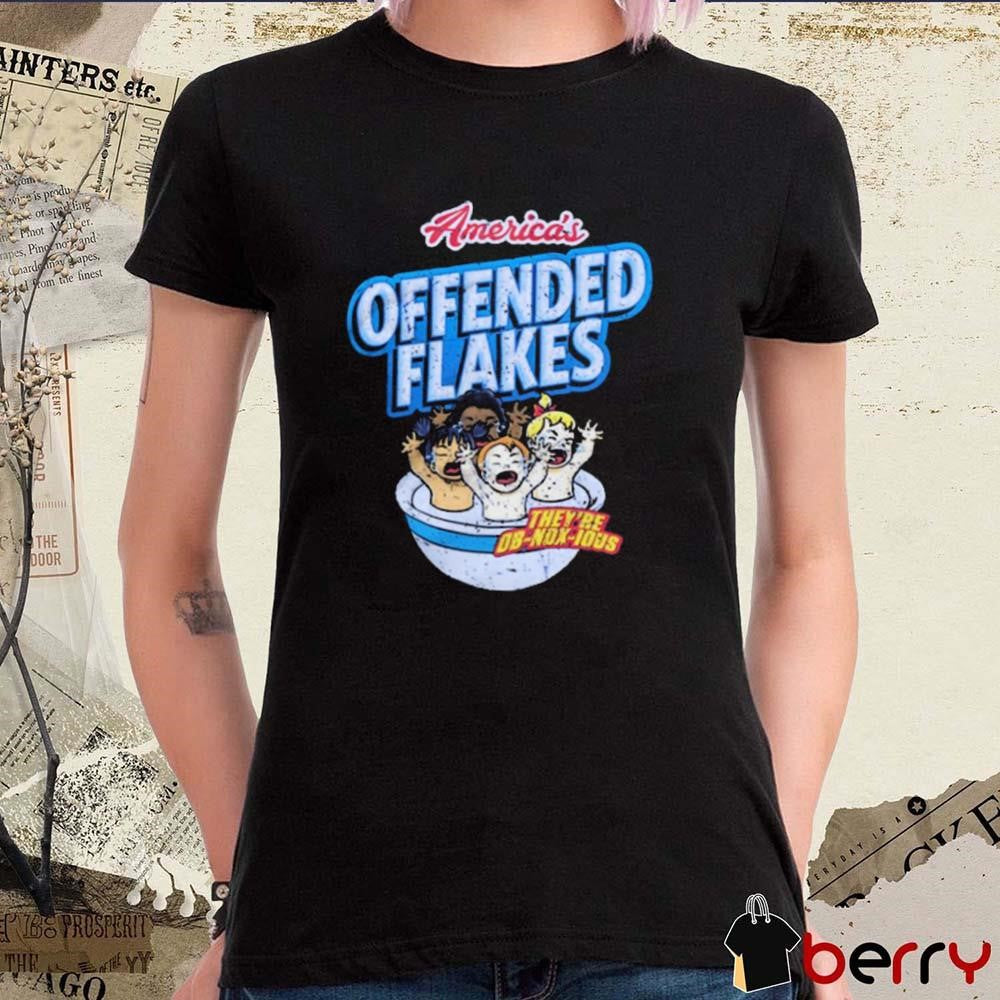 Derek Holland Wearing America’s Offended Flakes They’re Ob Nox Ious t-shirt