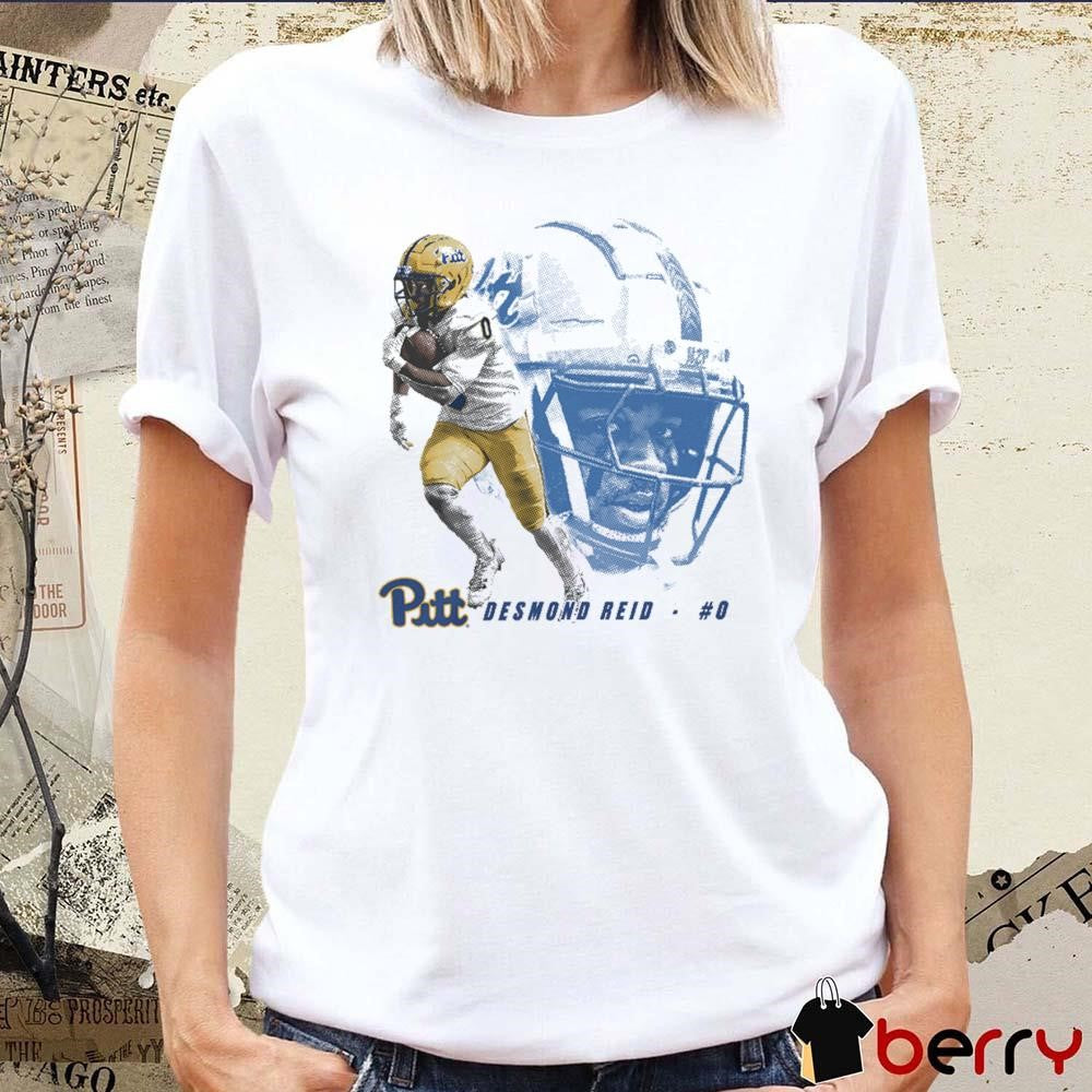 Desmond Reid #9 Pittsburgh Panthers Portrait t-shirt