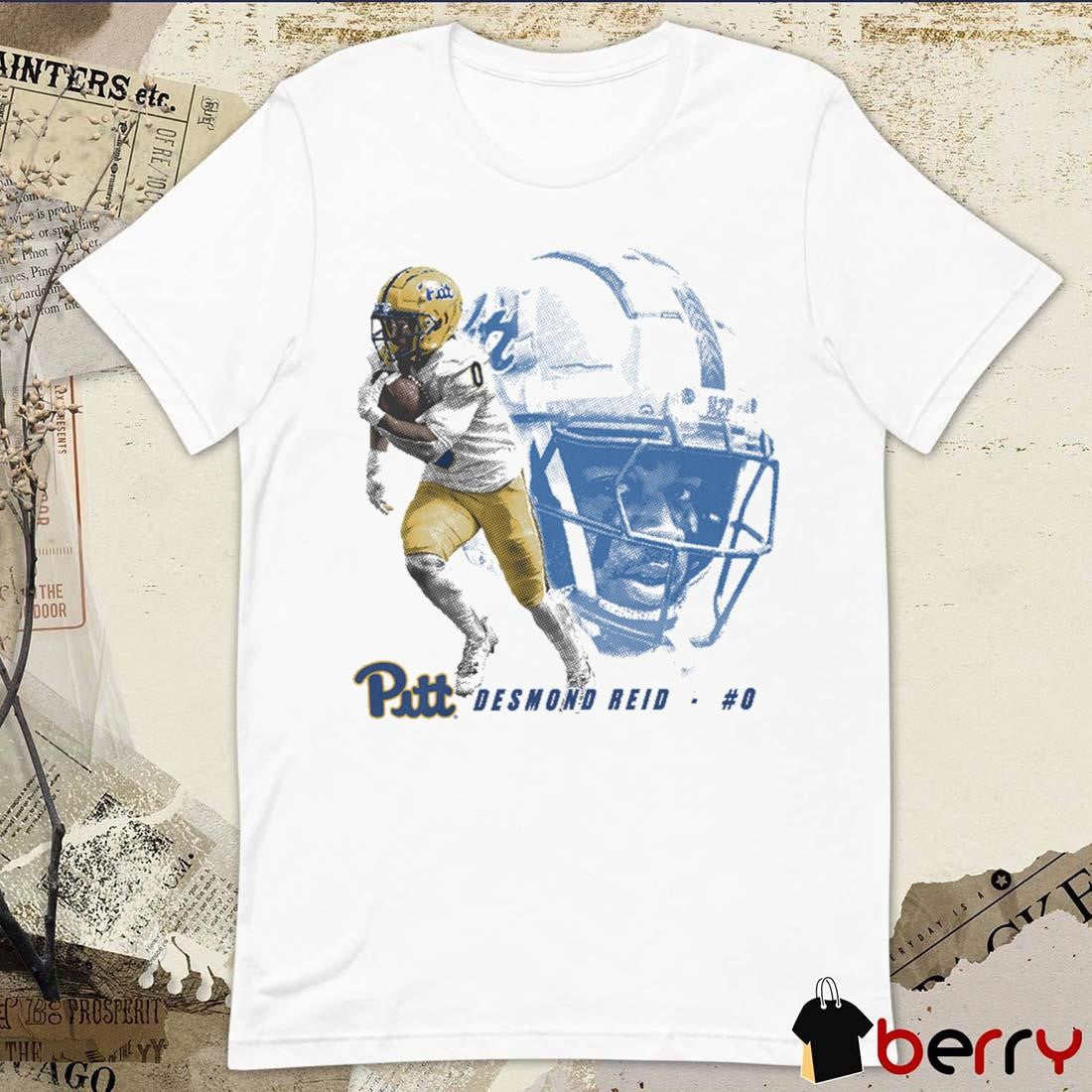 Desmond Reid #9 Pittsburgh Panthers Portrait t-shirt