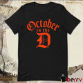 Detroit Tigers Baseball October in the D t-shirt