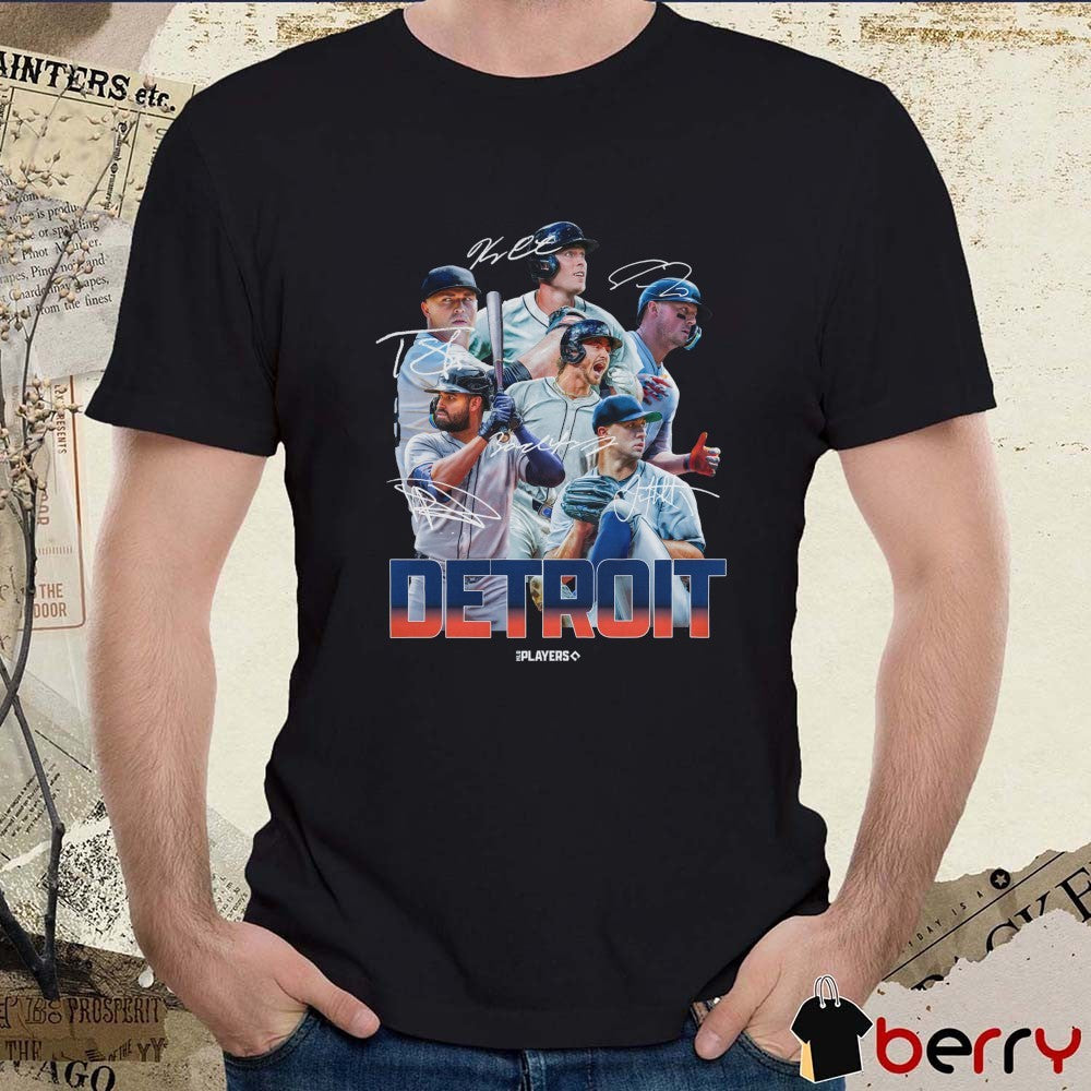 Detroit Tigers Baseball Players Signatures Series 2025 t-shirt
