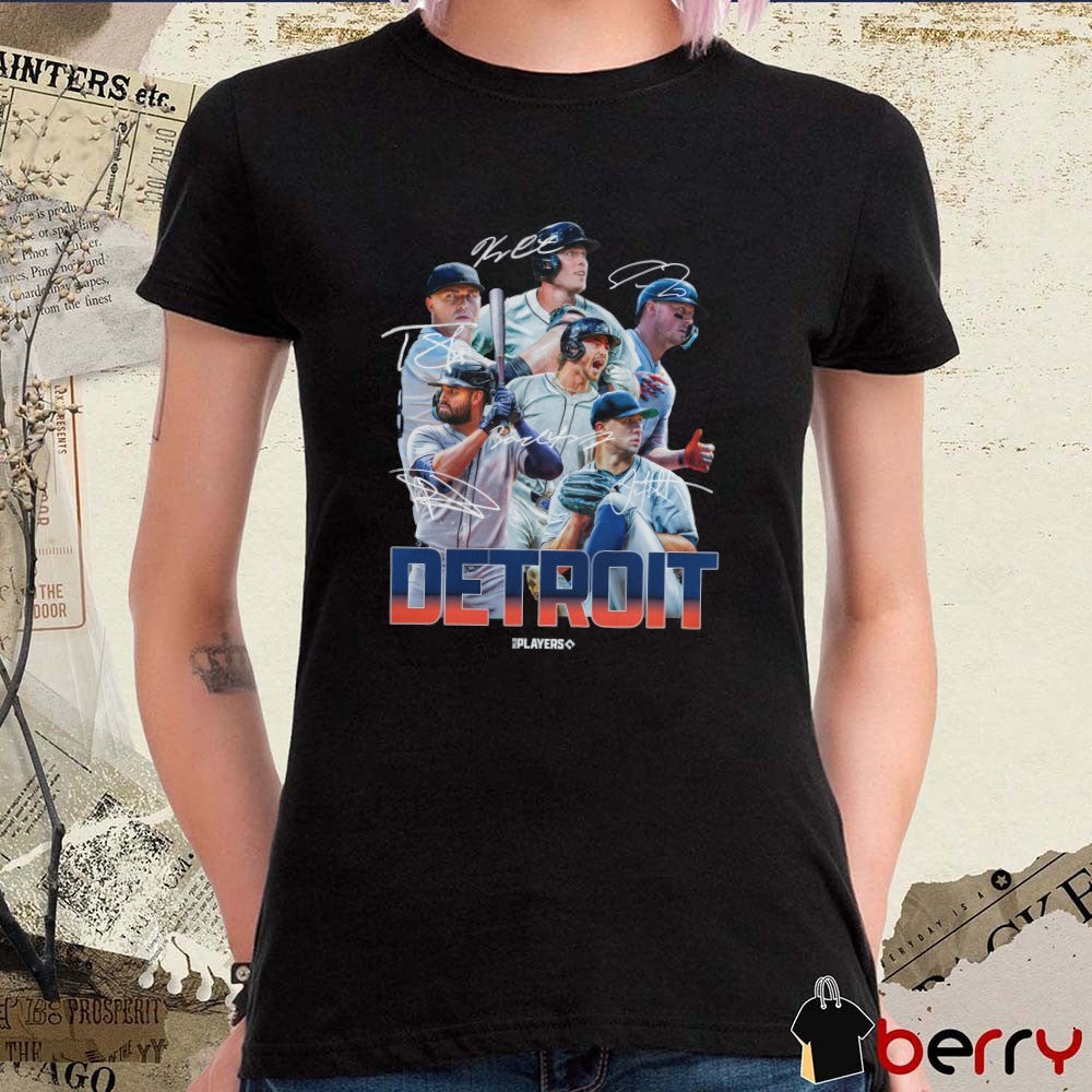 Detroit Tigers Baseball Players Signatures Series 2025 t-shirt