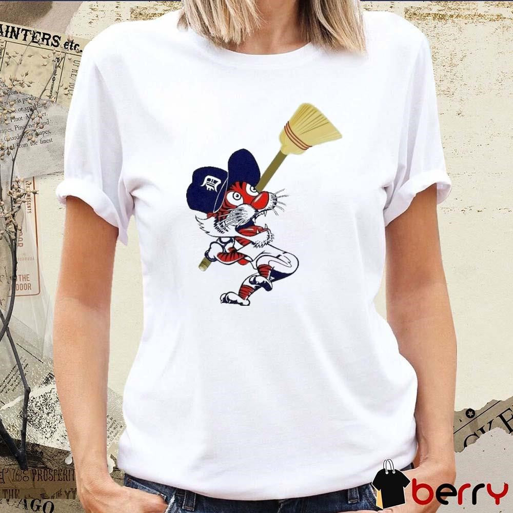 Detroit Tigers Mascot Baseball Sweep the Royals RepDetroit t-shirt