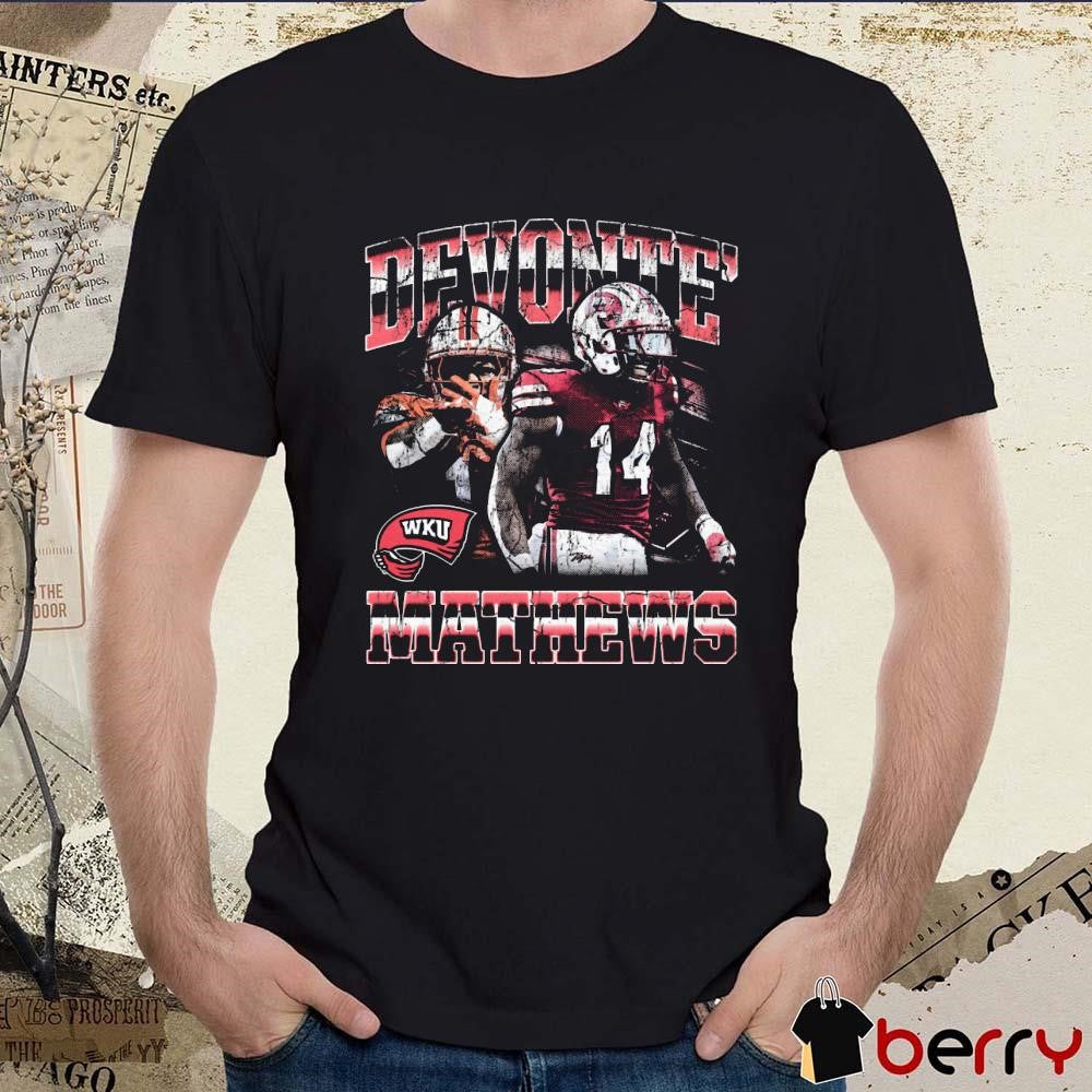 Devonte’ Mathews Western Kentucky Hilltoppers 90s Pepper t-shirt