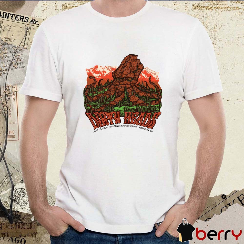 Dirty Heads Red Rocks Amphitheatre June 26 2025 Morrison CO t-shirt