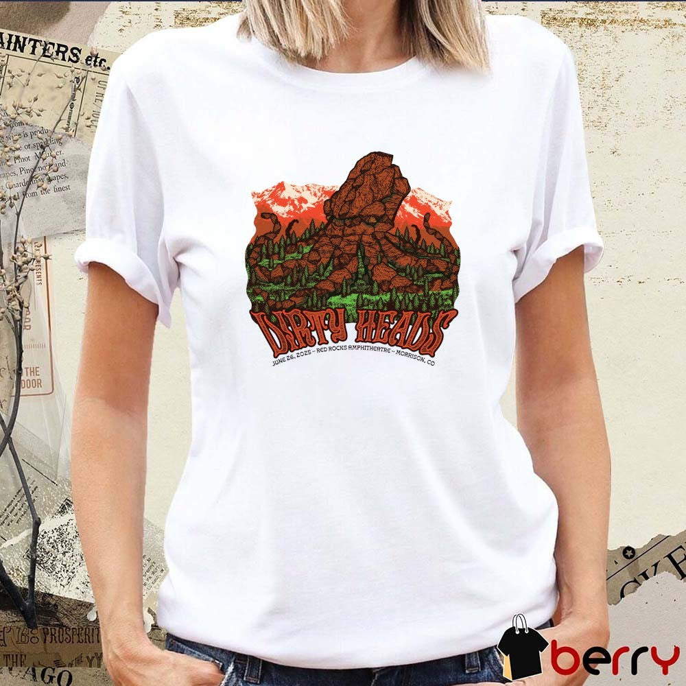 Dirty Heads Red Rocks Amphitheatre June 26 2025 Morrison CO t-shirt