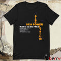 Disco Elysium Sea Power Want To Be Free Now We’re Under The Stars On Top Of A Motorcar Hanging Out t-shirt
