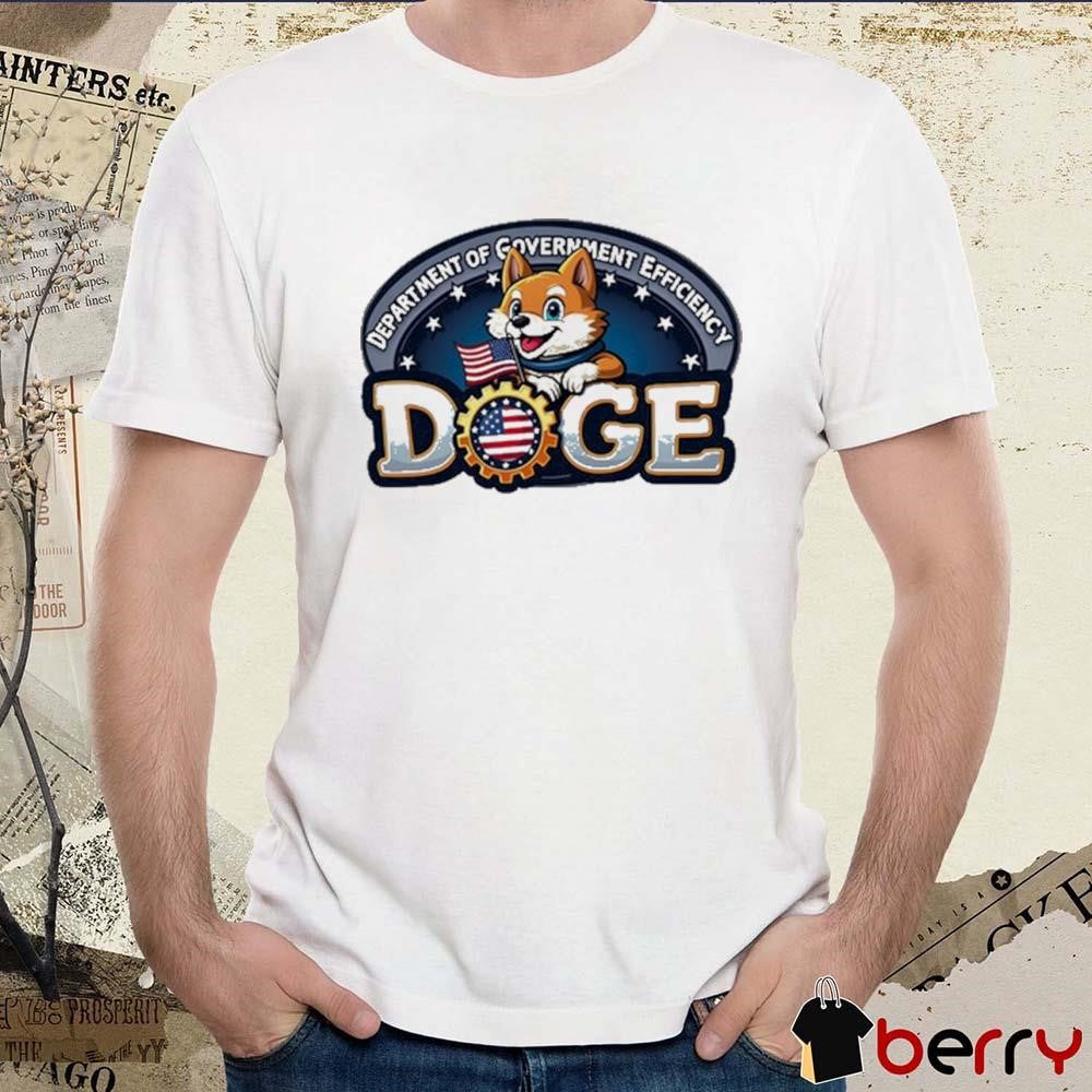 Doge Department Of Government Efficiency America t-shirt