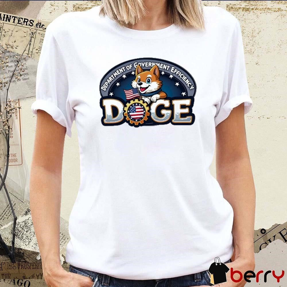 Doge Department Of Government Efficiency America t-shirt