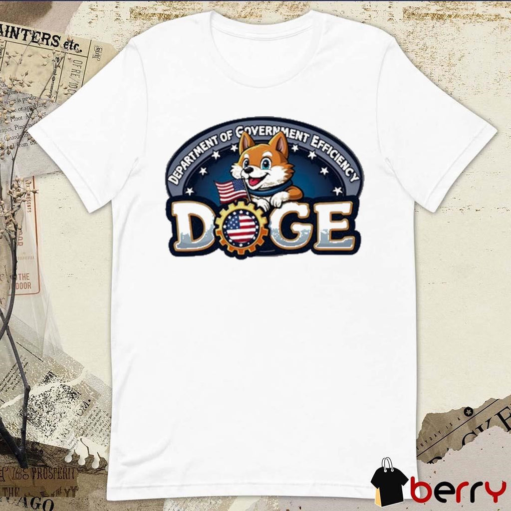 Doge Department Of Government Efficiency America t-shirt