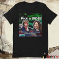 Donald Trump Vs Kamala Harris Showdown Pick A Side Poster t-shirt