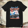Drive Left Vote Right Donald Trump Make America Great Again 45 47 Old Row 2014 USA Racing t-shirt