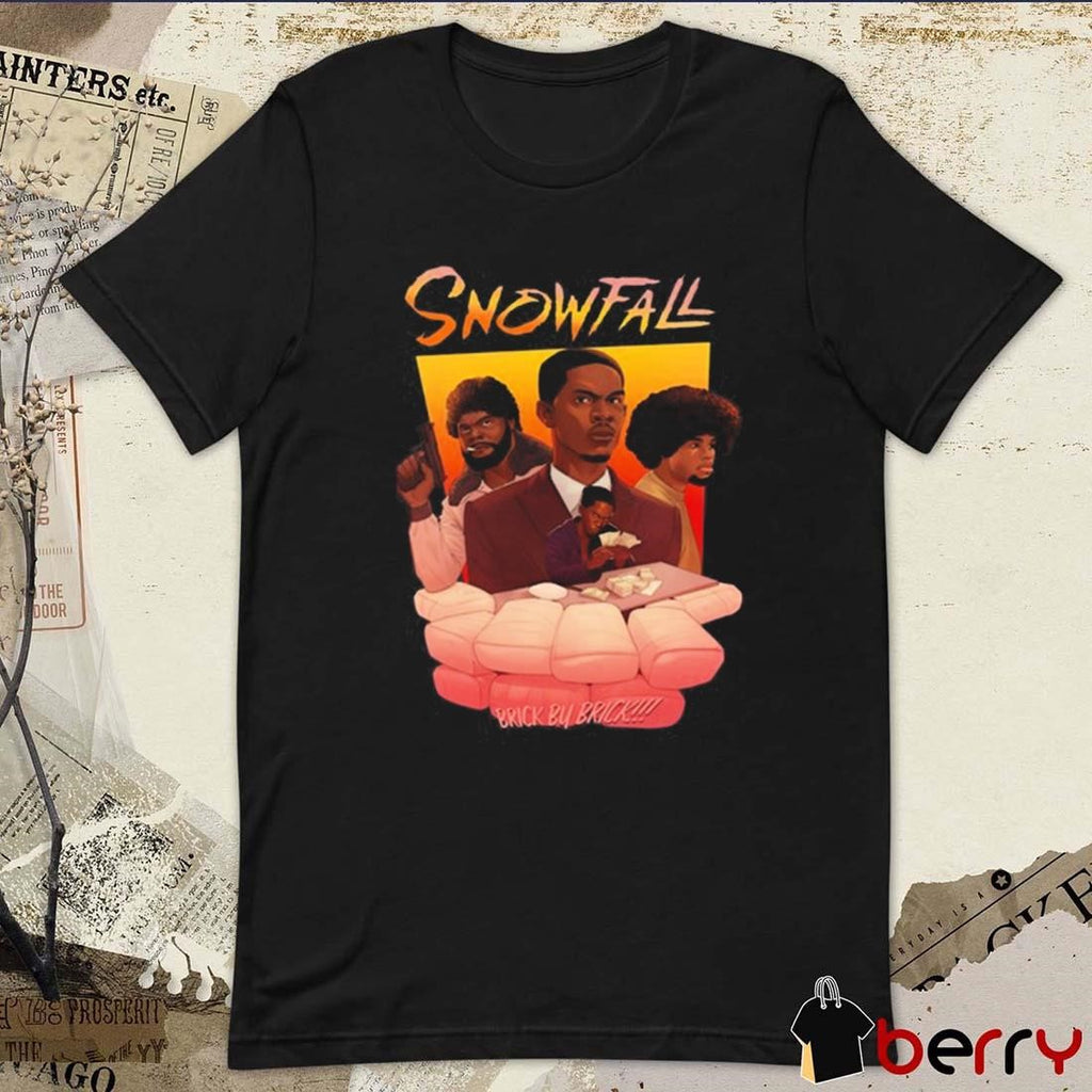 Duro Snowfall Brick By Brick Painting t-shirt