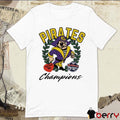 ECU East Carolina Pirates Football Champions Peach Bowl ’92 Go Bowling Military Bowl Mascot t-shirt