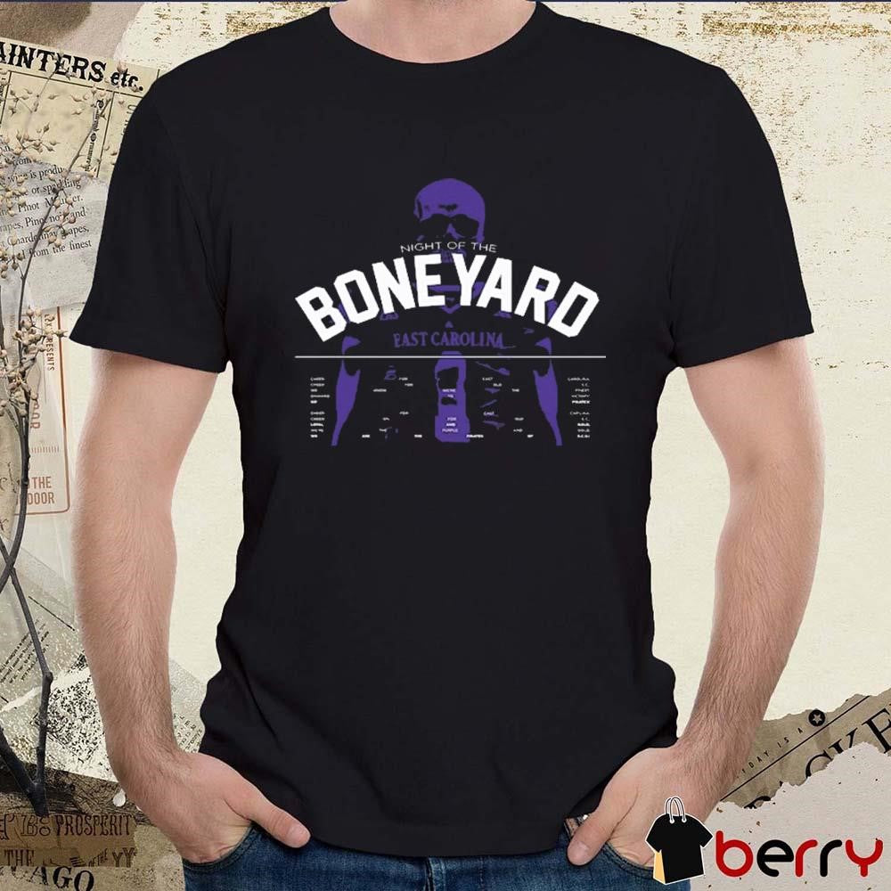 ECU Pirates Night Of The Boneyard 2024 t-shirt