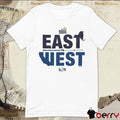 East New York Yankees Vs. Los Angeles Dodgers West MLB Dueling 2024 World Series t-shirt