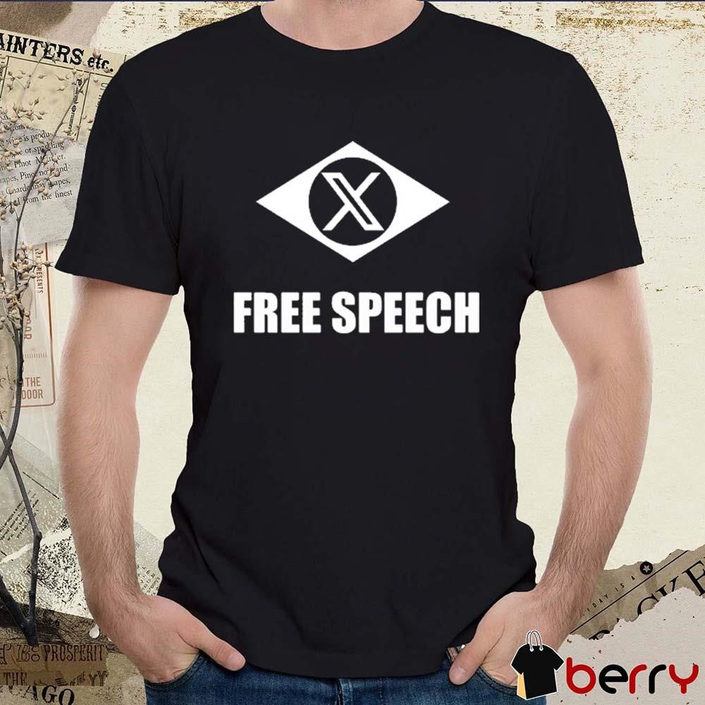 Eduardo Bolsonaro Wearing X Free Speech t-shirt