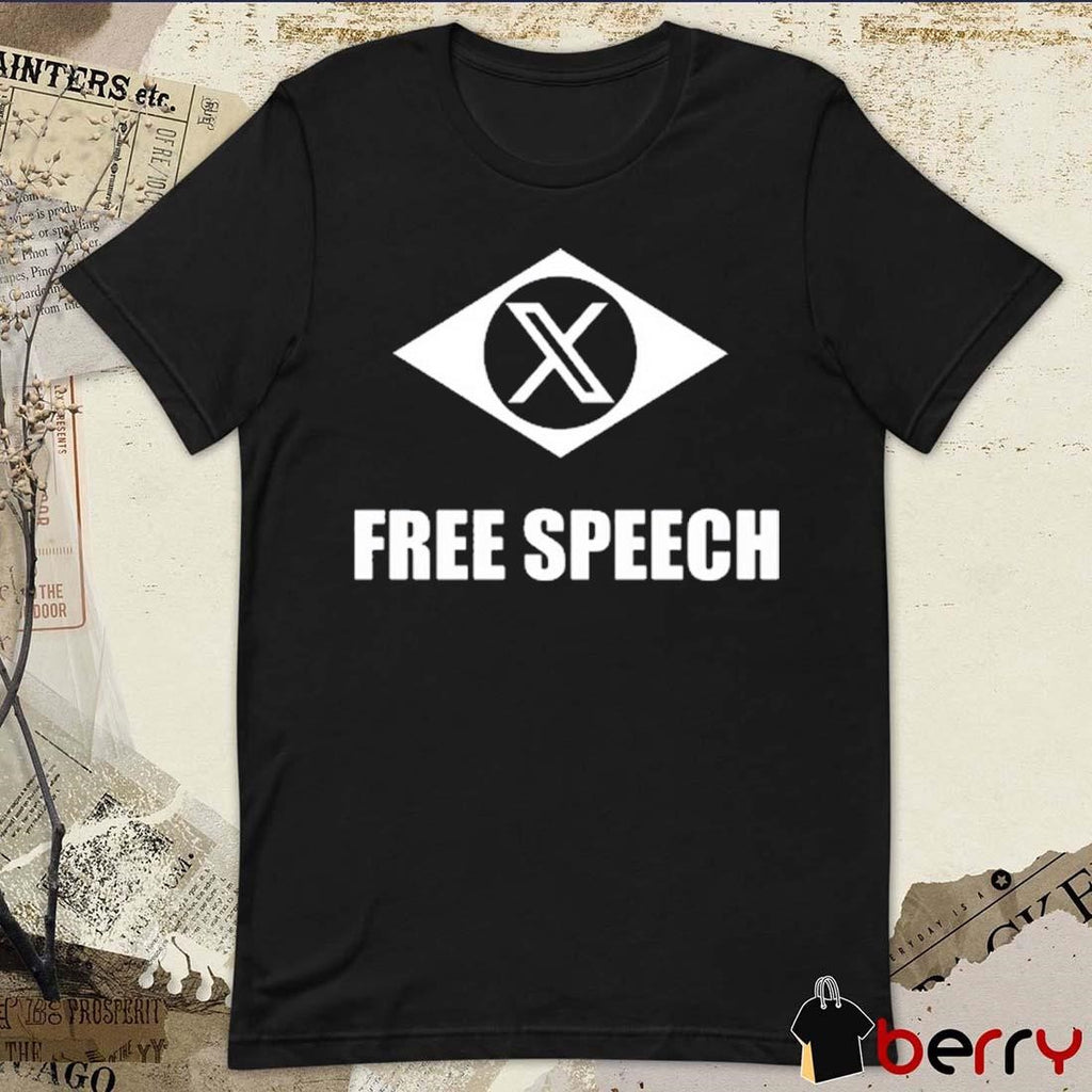 Eduardo Bolsonaro Wearing X Free Speech t-shirt
