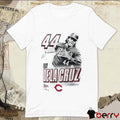 Elly De La Cruz Cincinnati Reds 2025 MLB Speedway Classic Player Graphic t-shirt