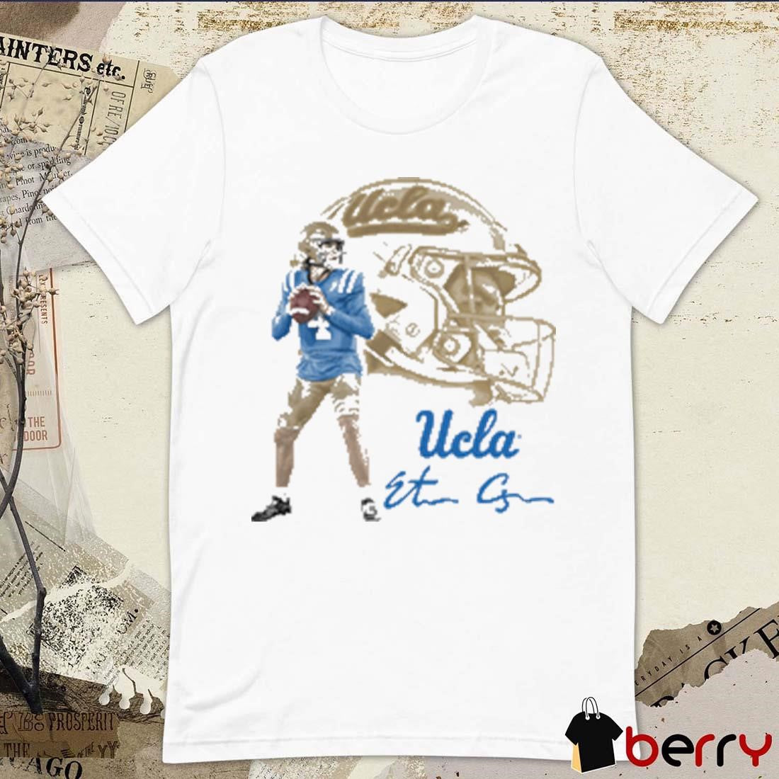 Ethan Garbers UCLA Bruins Portrait Graphic Signature t-shirt
