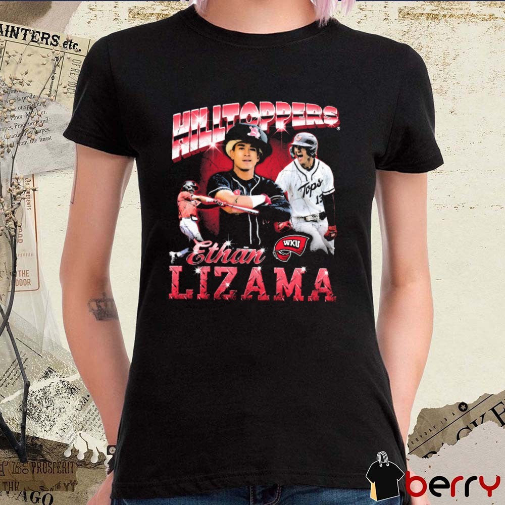 Ethan Lizama Western Kentucky Hilltoppers baseball NCAA 90s Graphic t-shirt