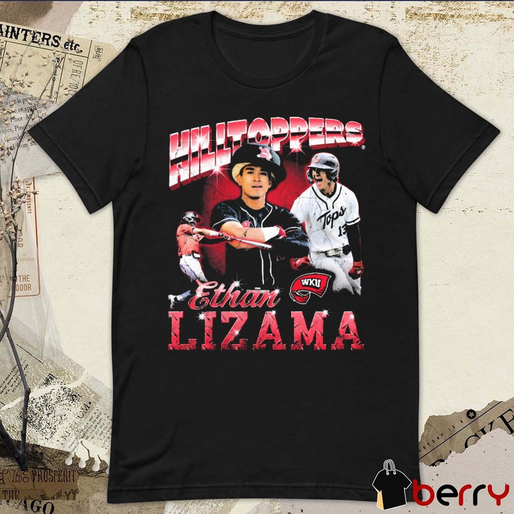Ethan Lizama Western Kentucky Hilltoppers baseball NCAA 90s Graphic t-shirt