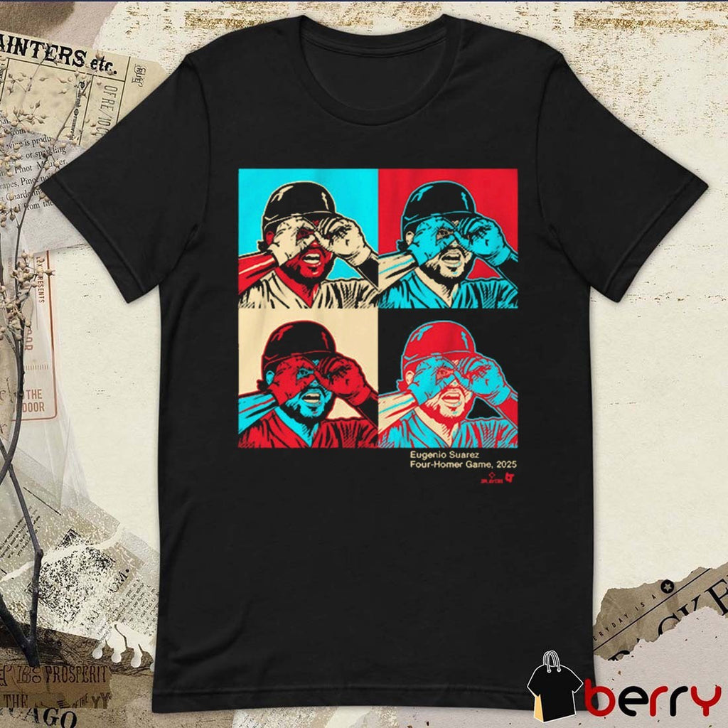 Eugenio Suarez Four-Homer Game 2025 Arizona Diamondbacks MLB t-shirt