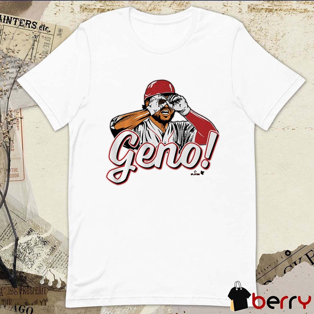 Eugenio Suarez Geno Goggles Cincinnati Reds MLB t-shirt