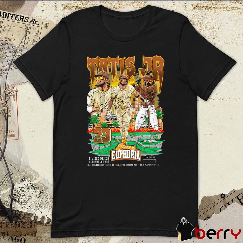 Fernando Tatis San Diego Padres MLB Baseball V2 Planet Euphoria Painting t-shirt