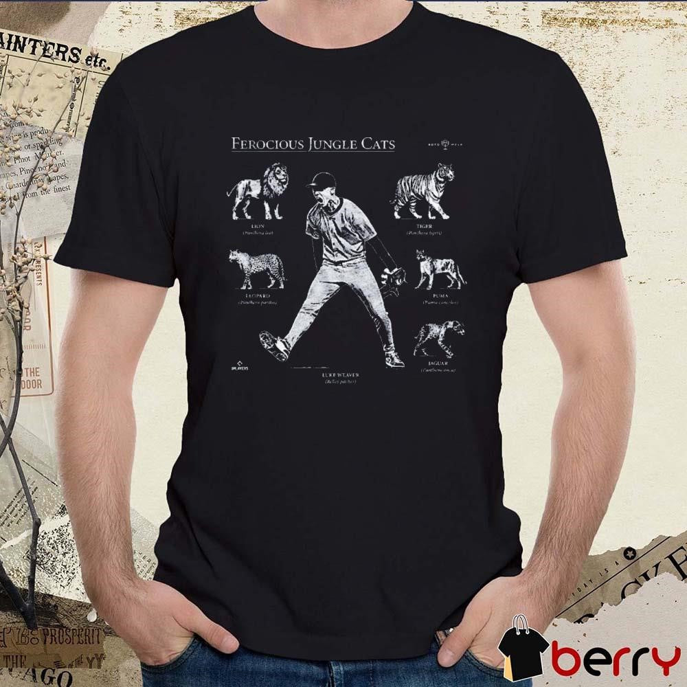 Ferocious Jungle Cats 2024 Luke Weaver Relief Pitcher New York Yankees MLB t-shirt