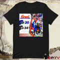 Final Florida Gators Vs Georgia Bulldogs 20-34 Game 8 11.2.24 Jacksonville FL Poster t-shirt