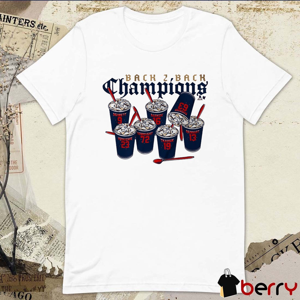Florida Panthers Hockey Ice Cream Champs Back To Back Champions t-shirt