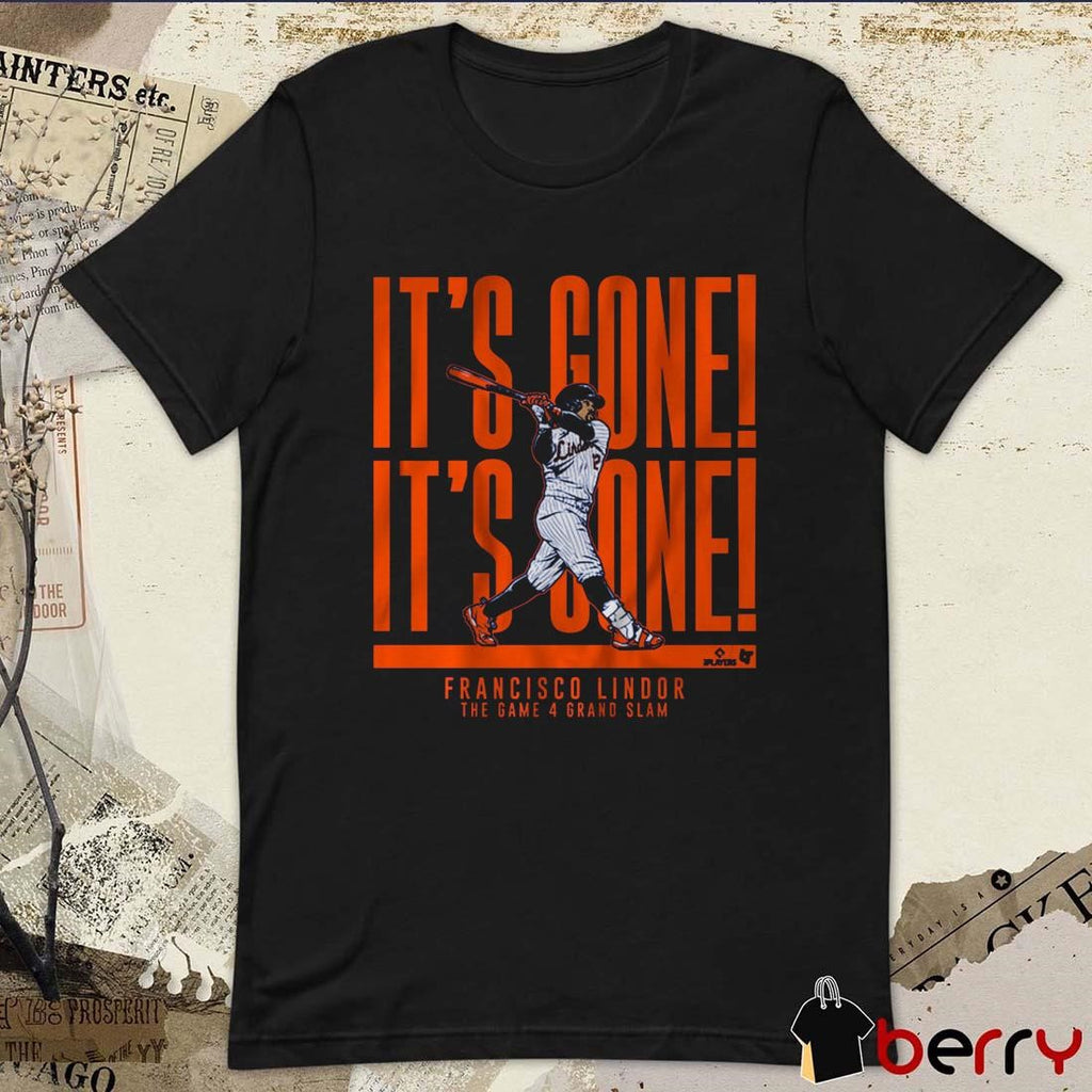 Francisco Lindor It’s Gone! It’s Gone New York Mets MLB t-shirt