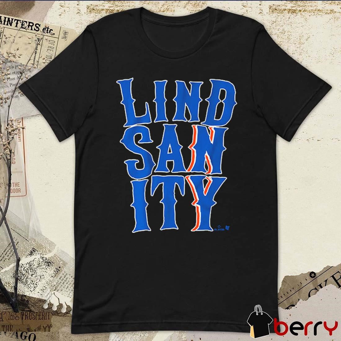 Francisco Lindor Lindsanity Text New York Mets MLB t-shirt