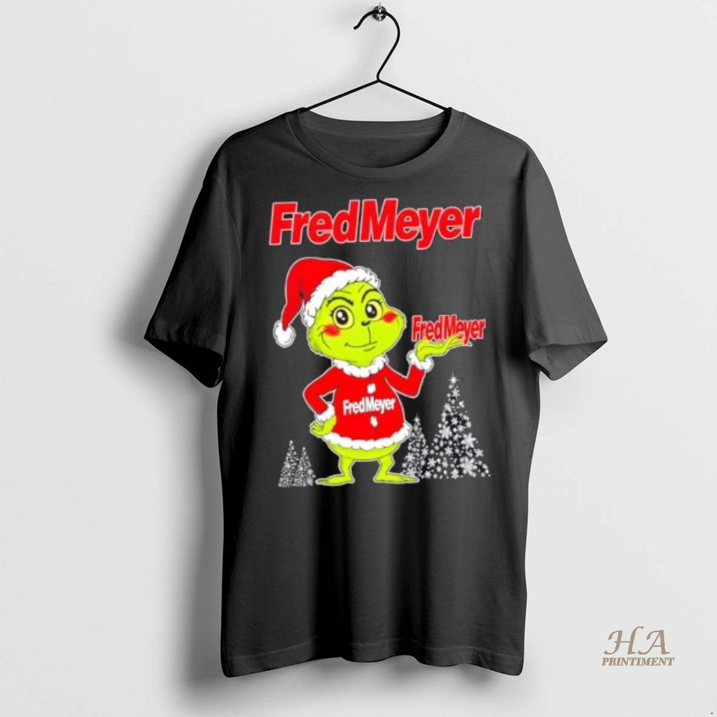 Official Fredmeyer And Grinchmas Christmas Tree Shirt