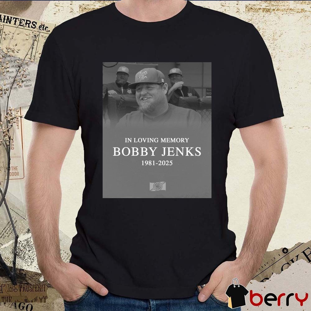 Frontier League In Loving Memory Manager Bobby Jenks 1981- 2025 Poster t-shirt