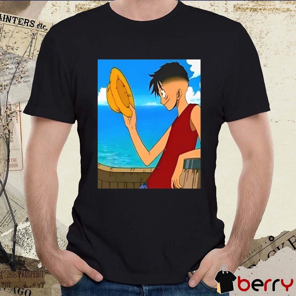 Funny Ahh Haircut Luffy t-shirt