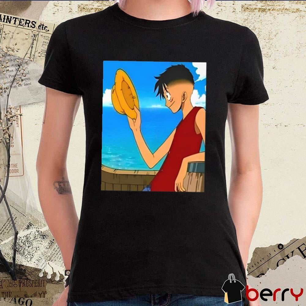 Funny Ahh Haircut Luffy t-shirt