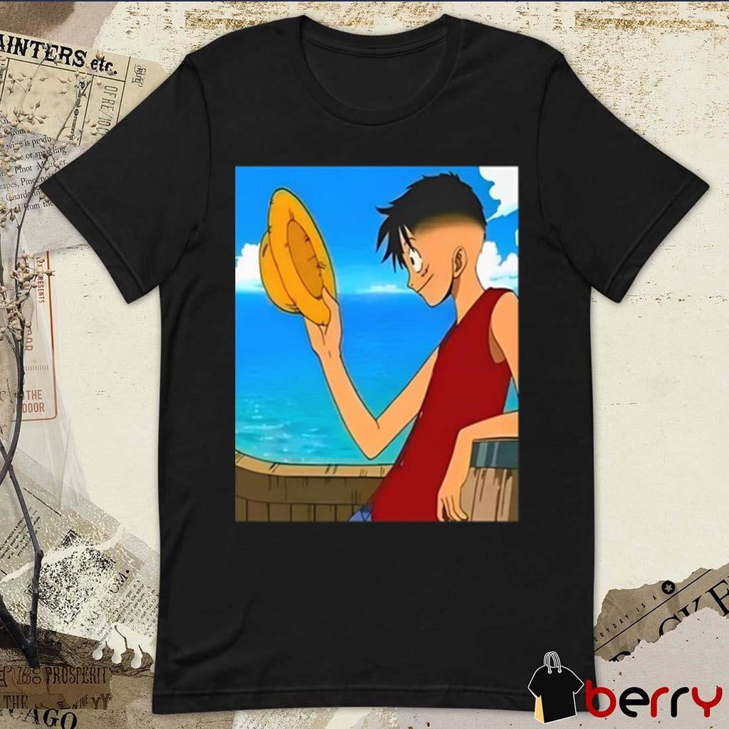 Funny Ahh Haircut Luffy t-shirt