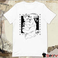 Furry Cuddling Wolves Painting t-shirt