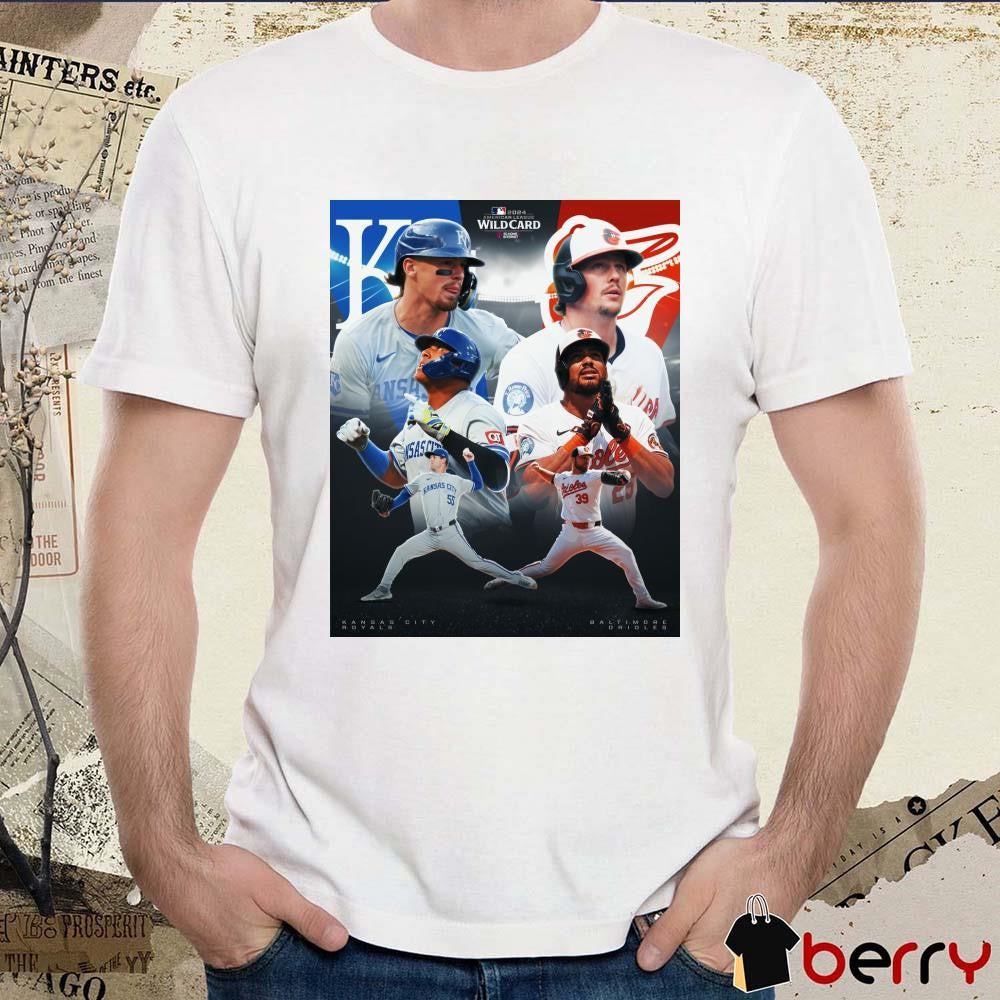 Game 1 of the Best-of-3 AL Wild Card matchup between the Kansas City Royals And Baltimore Orioles Poster t-shirt